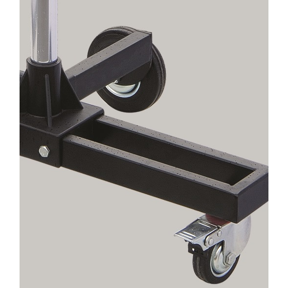 CAR ALLOY 4 WHEEL MOBILE TYRE STORAGE TREE/STAND TROLLEY WINTER/SUMMER